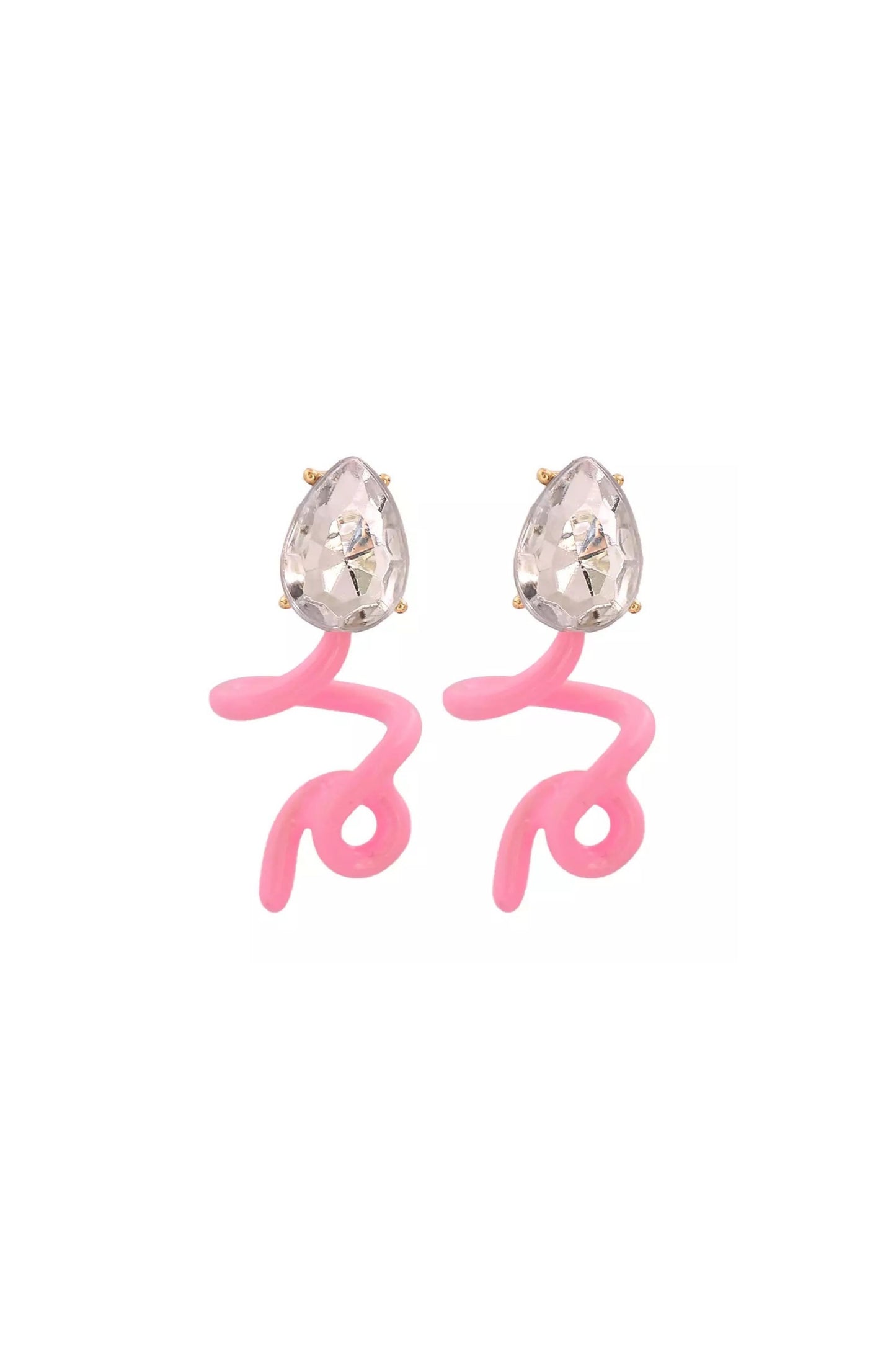 Swirl Enamel Earrings